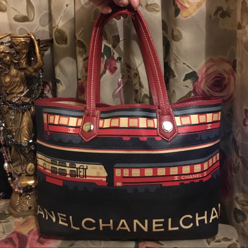 🔥CHANEL Limited Edition Graphic Art CC Monogram Bag multicolor Rare!